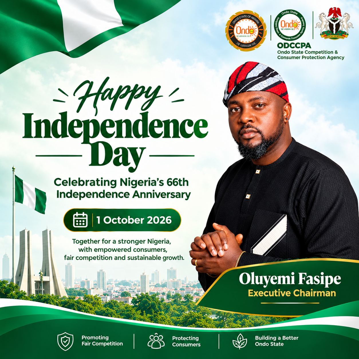 "Protecting the consumer is protecting Nigeria." Oluyemi Fasipe, Executive Chairman, ODCCPA photo 3